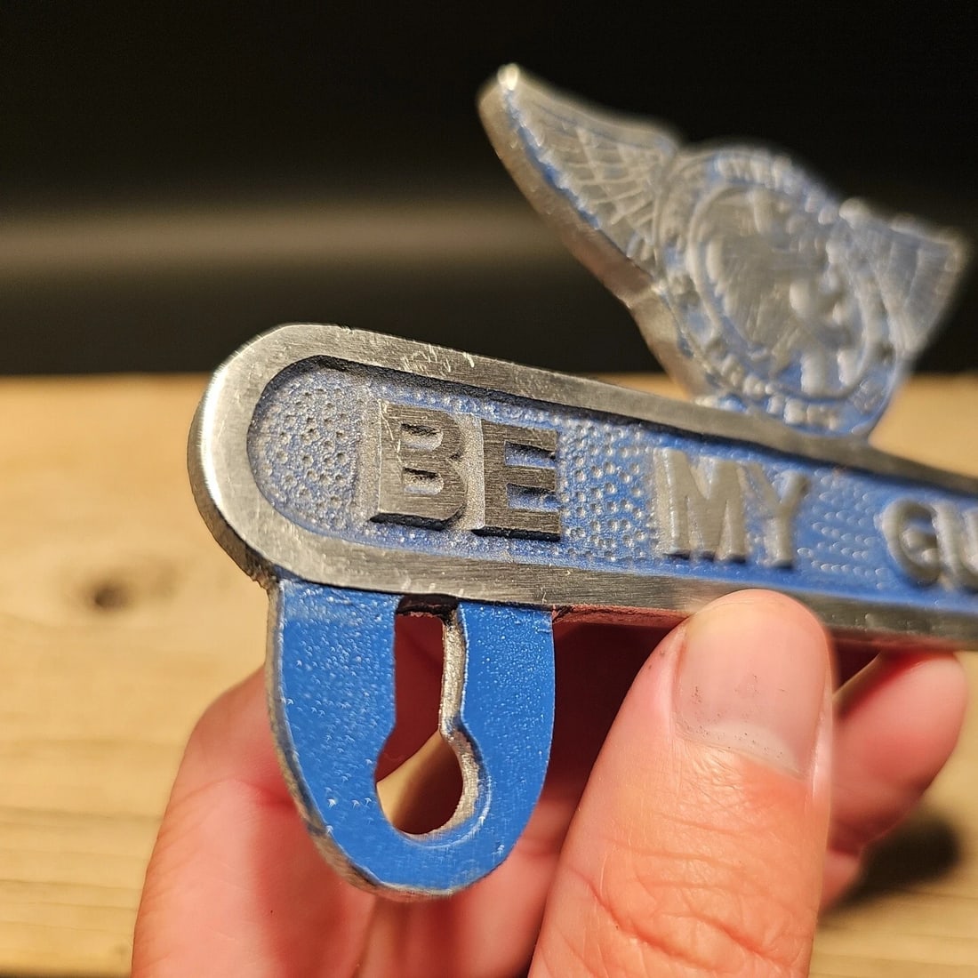 St. Christopher Plate Fob Topper - 4