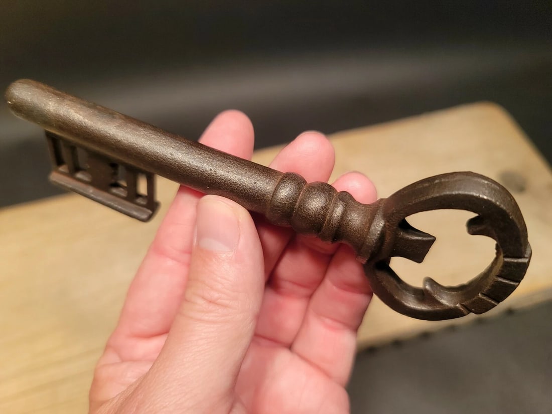 Cast Iron Large Skeleton Church Key - 3