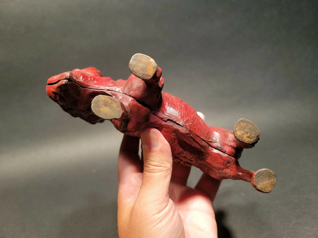 Buffalo Gasoline Cast Iron Coin Bank - 5