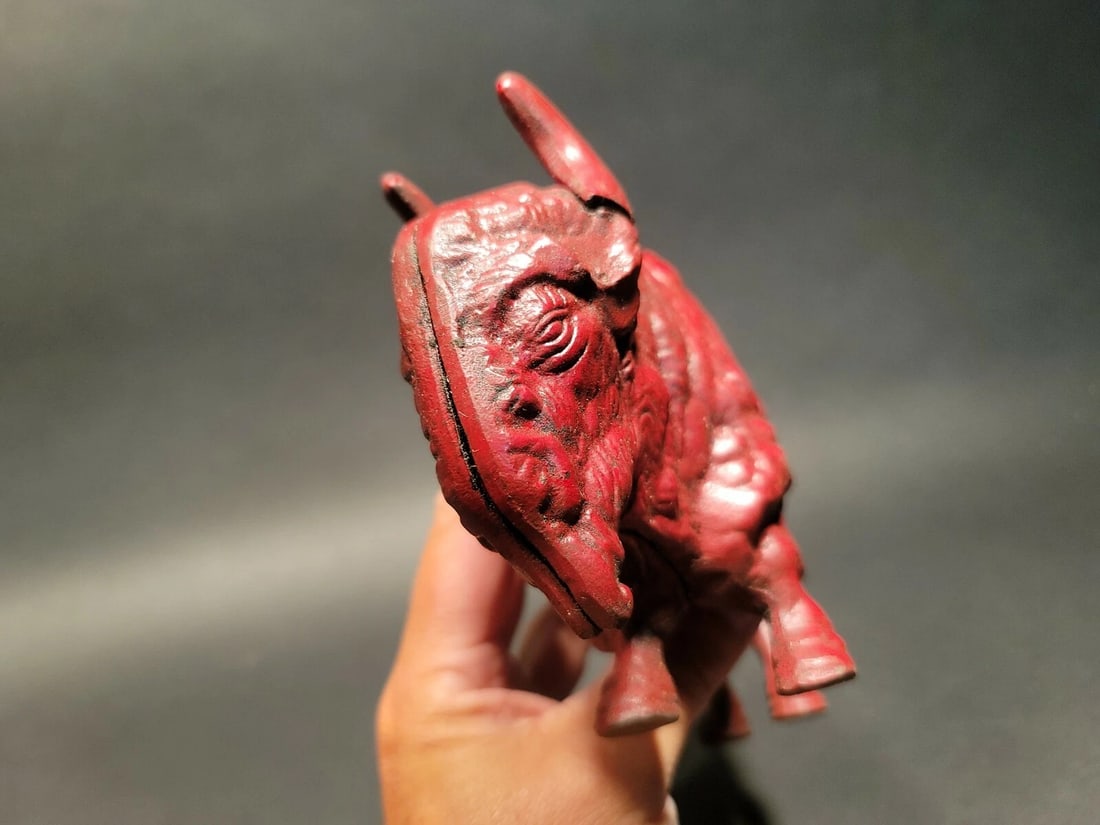 Buffalo Gasoline Cast Iron Coin Bank - 7