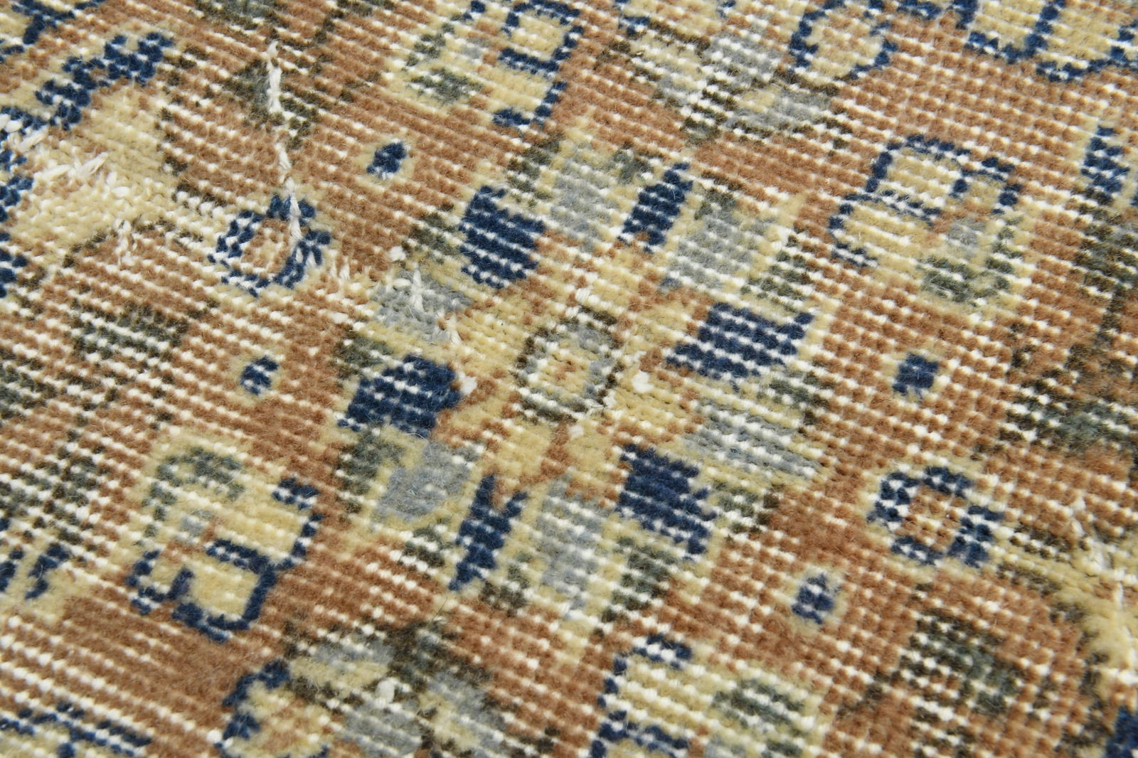 6'6x10'3 ft, FADED Orange Turkish Rug - 4