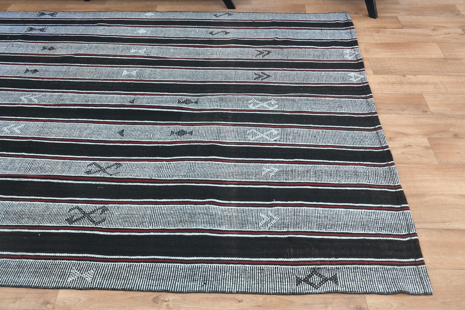 6'4x9'5 ft, MULTICOLOR Beige Green Brown, Vintage Turkish Area Rug - 5