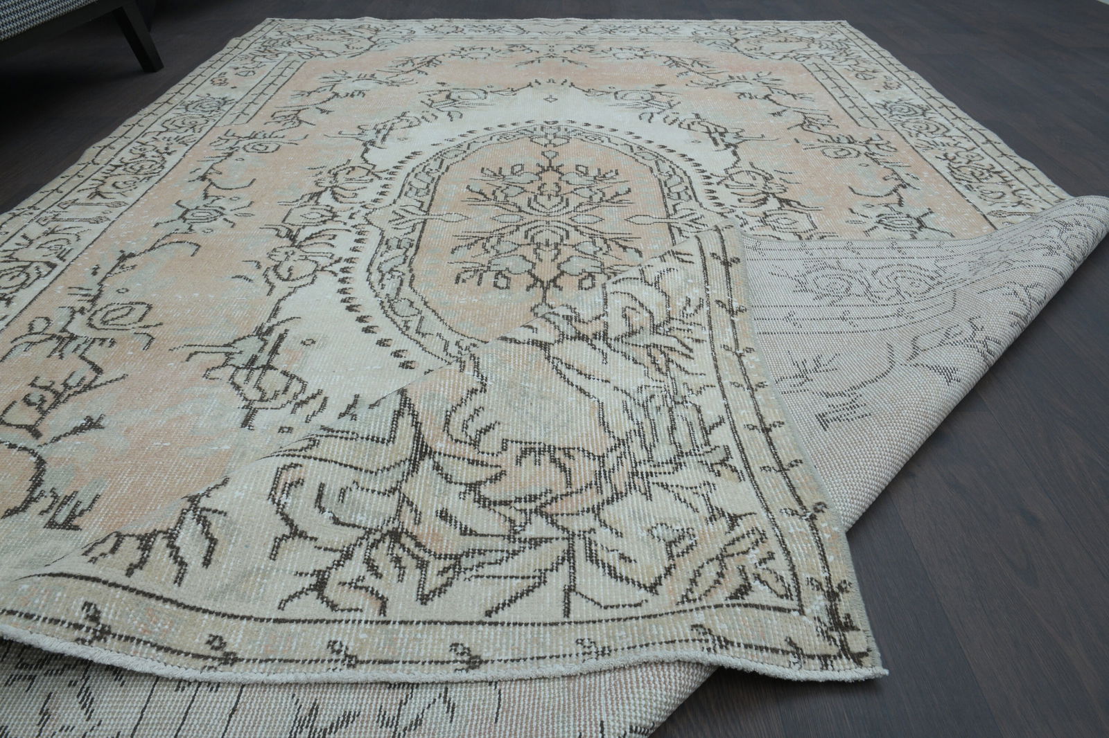 6x10 ft, VINTAGE Rug, TURKISH - 5