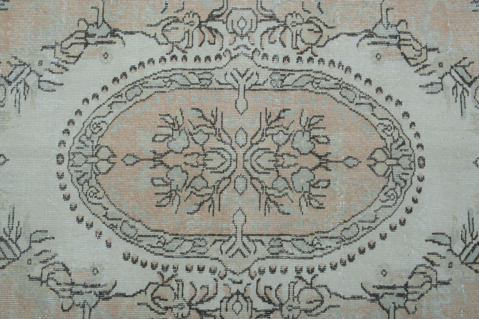 6x10 ft, VINTAGE Rug, TURKISH - 6