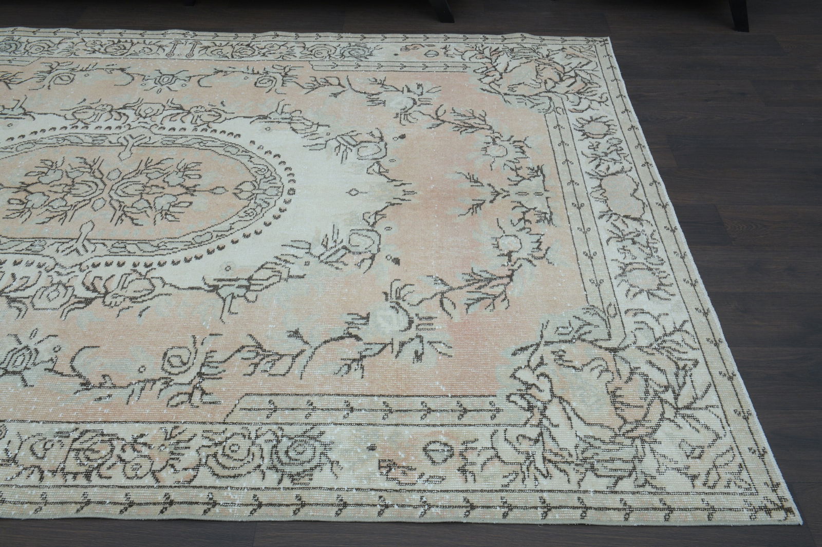 6x10 ft, VINTAGE Rug, TURKISH - 9