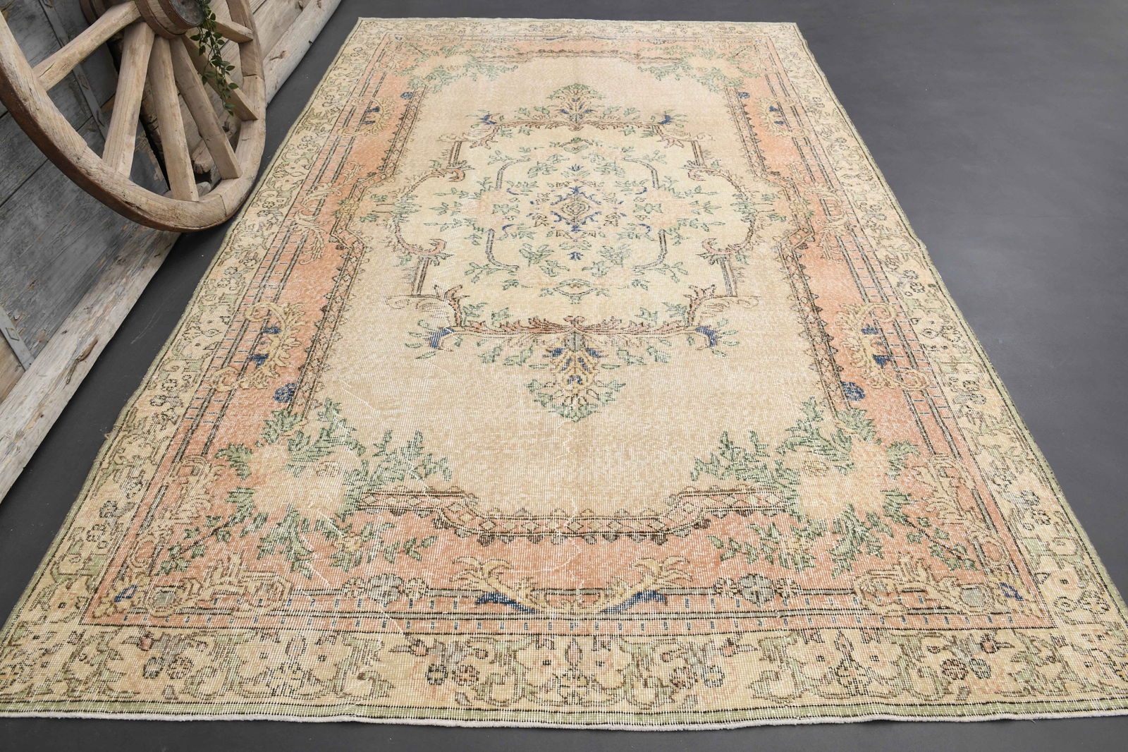 6x10 TURKISH RUG, Vintage Area - 4