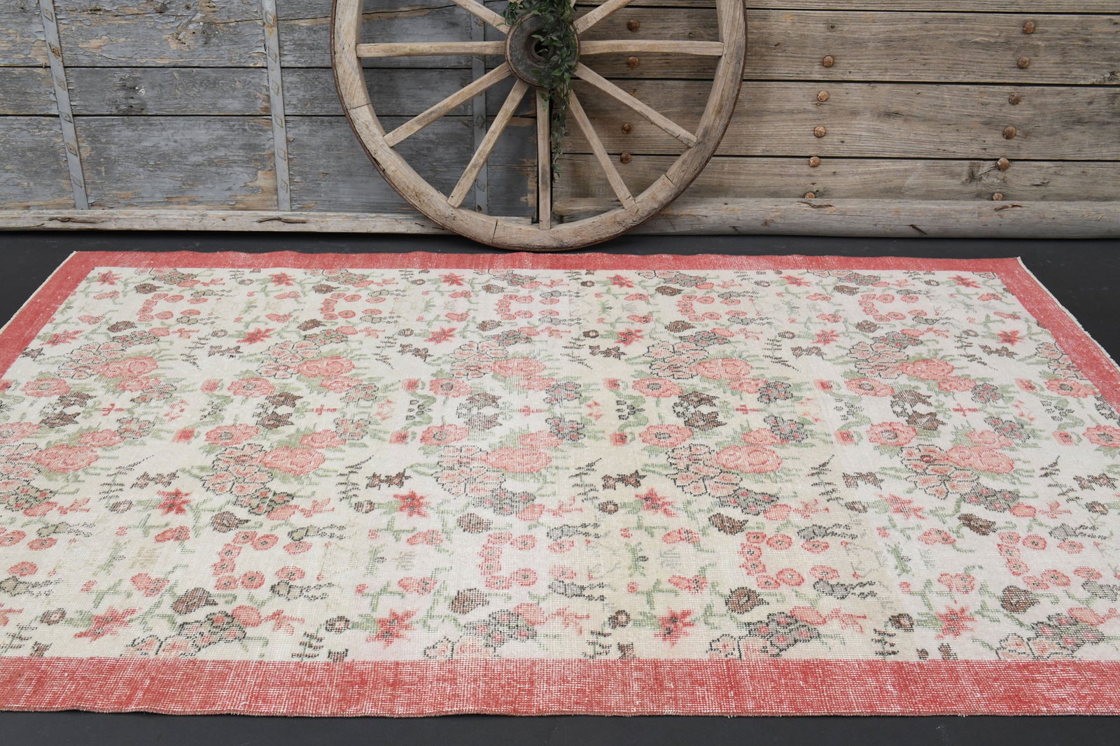 5'6x9'3 FLORAL DECOR, TURKISH - 2