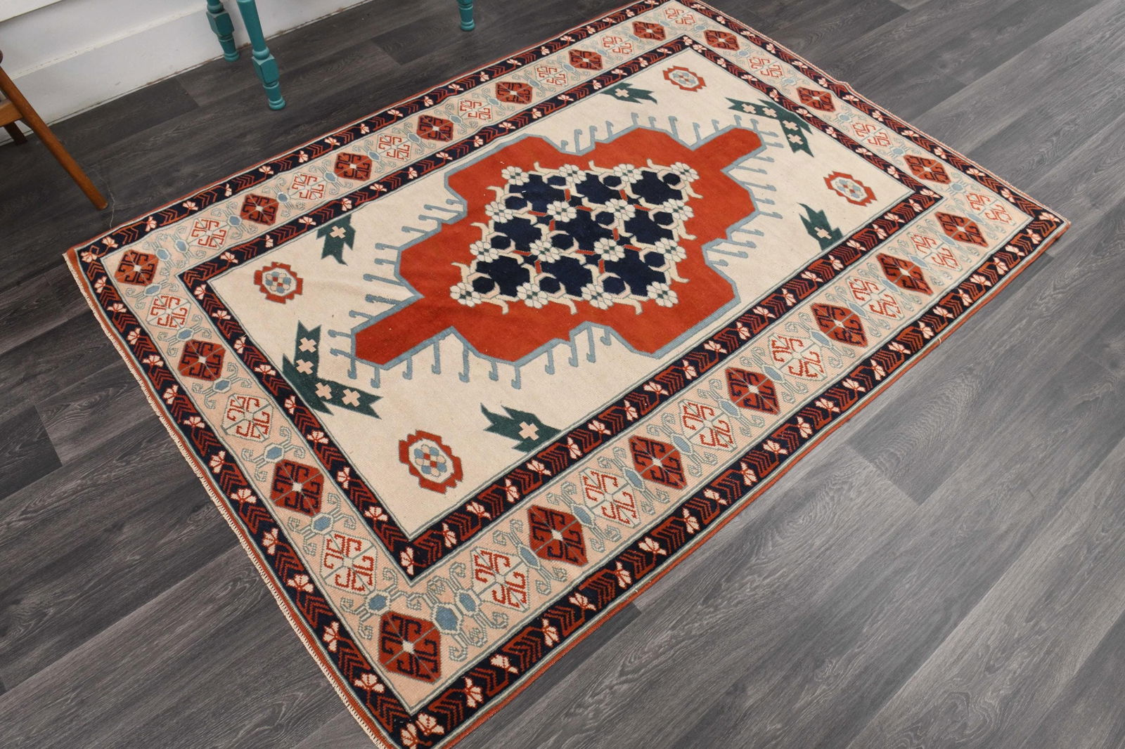 5.2x7 ft, SPECIAL TURKISH AREA Rug - 5