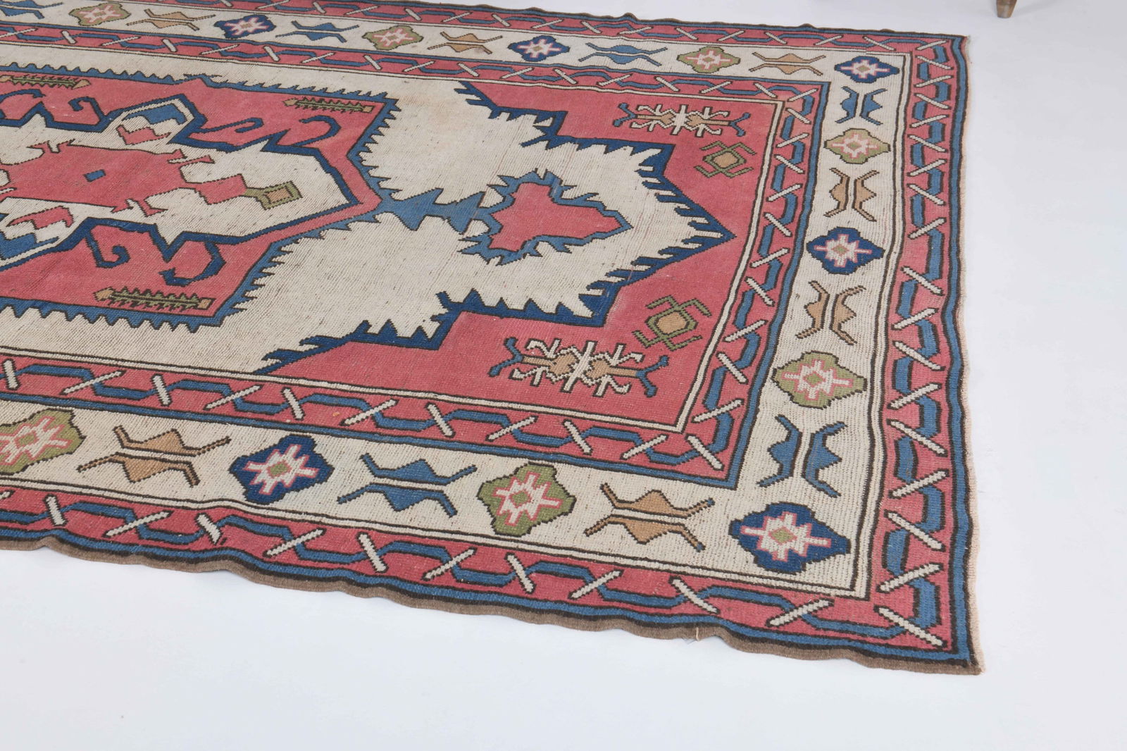 6.3x9 ft, TURKISH Rug, OUSHAK - 4