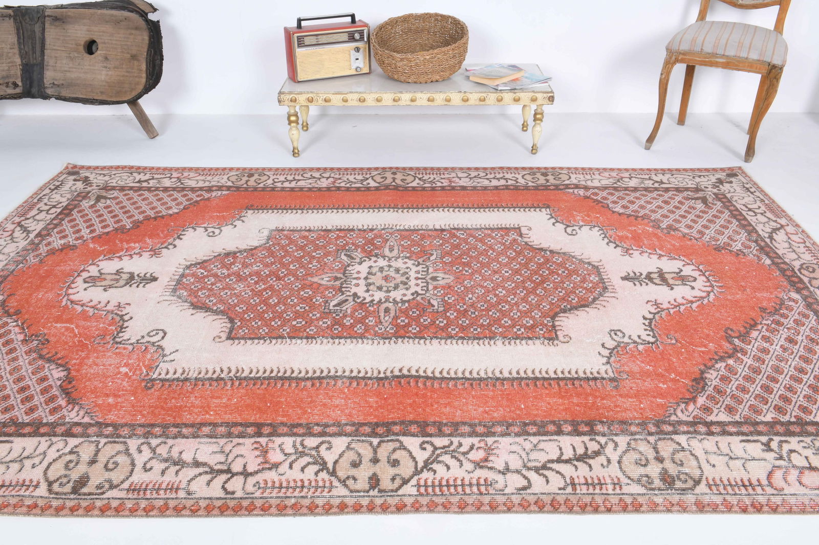 5.5x8.8 ft, ANTIQUE Rug, TURKISH - 2