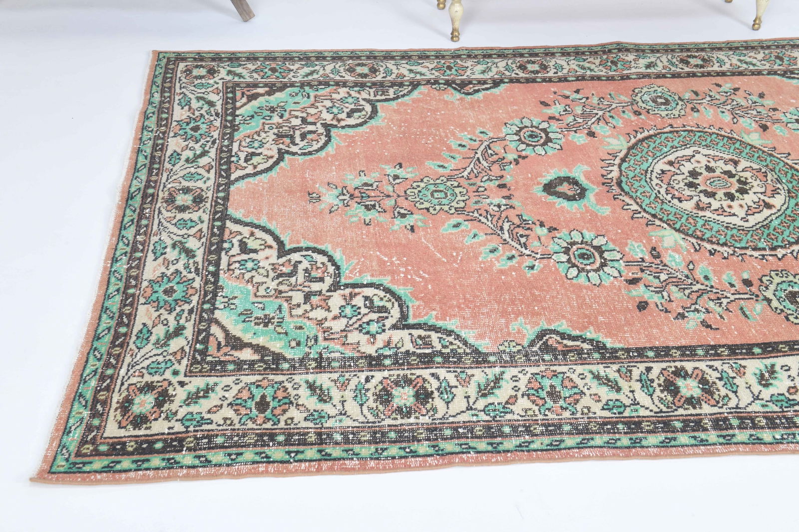5.9x8.5 ft, TURKISH Rug, Antique - 2