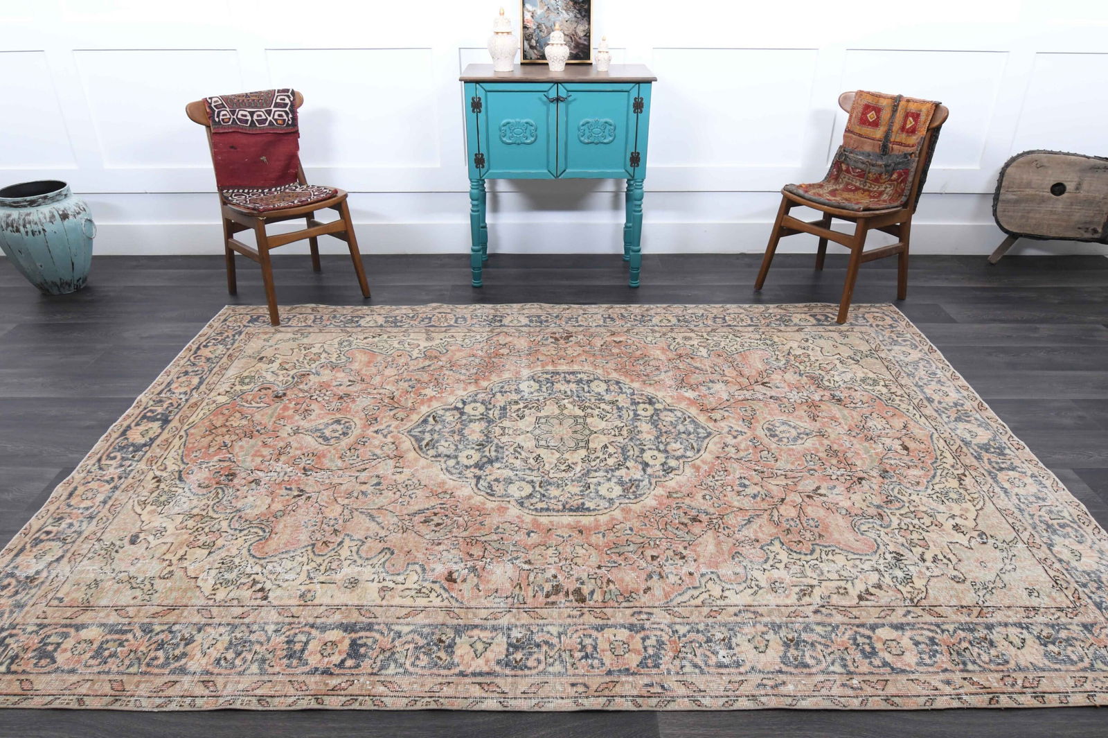 6x9 TURKISH Rug, Vintage - 3