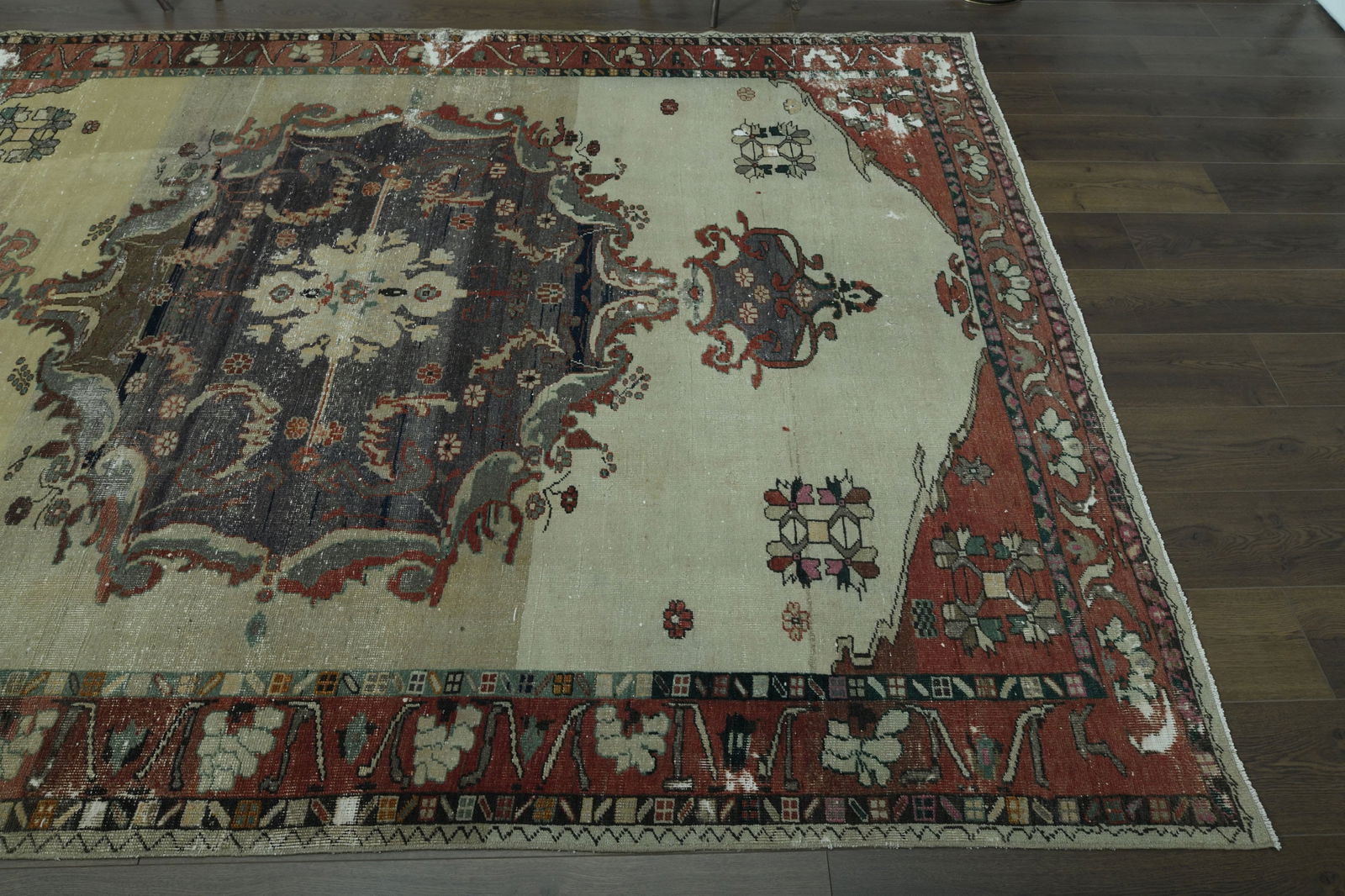 6x10 VINTAGE HANDMADE RUG - 3