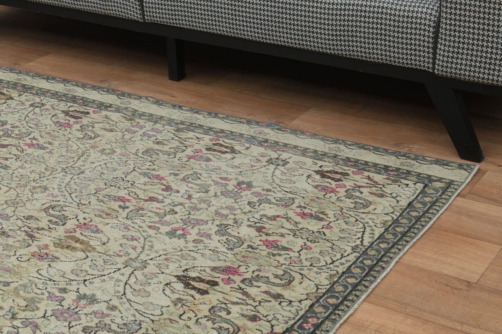 7.1x10.3 ft, BLUE TURKISH RUG - 2