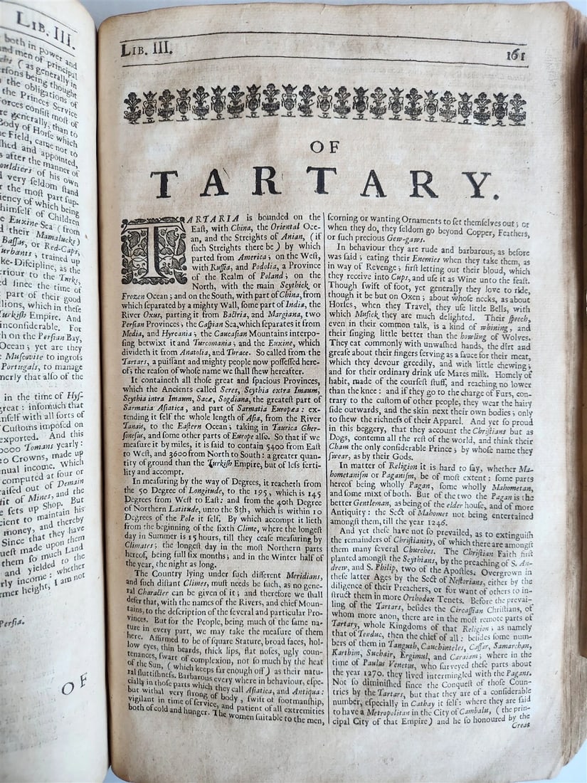 1677 COSMOGRAPHIE by PETER HEYLIN in ENGLISH antique rare ILLUSTRATED w/ MAPS - 13