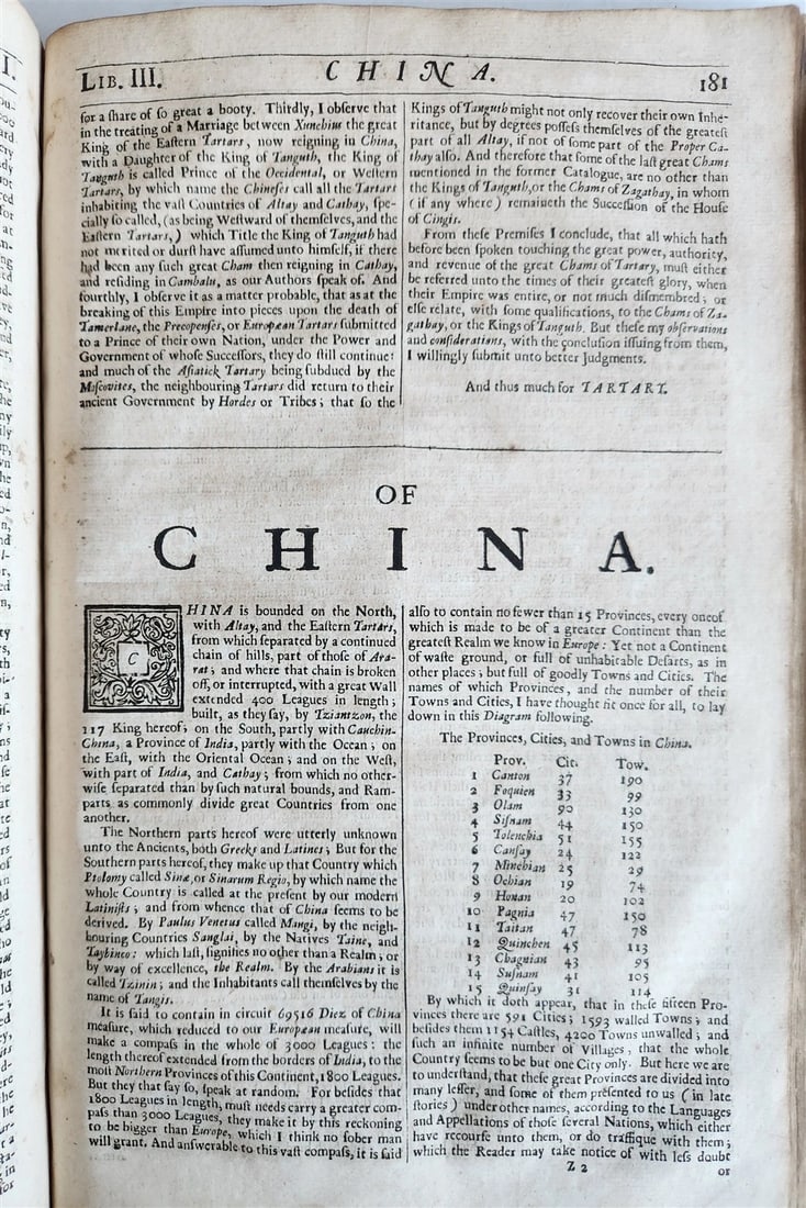 1677 COSMOGRAPHIE by PETER HEYLIN in ENGLISH antique rare ILLUSTRATED w/ MAPS - 15