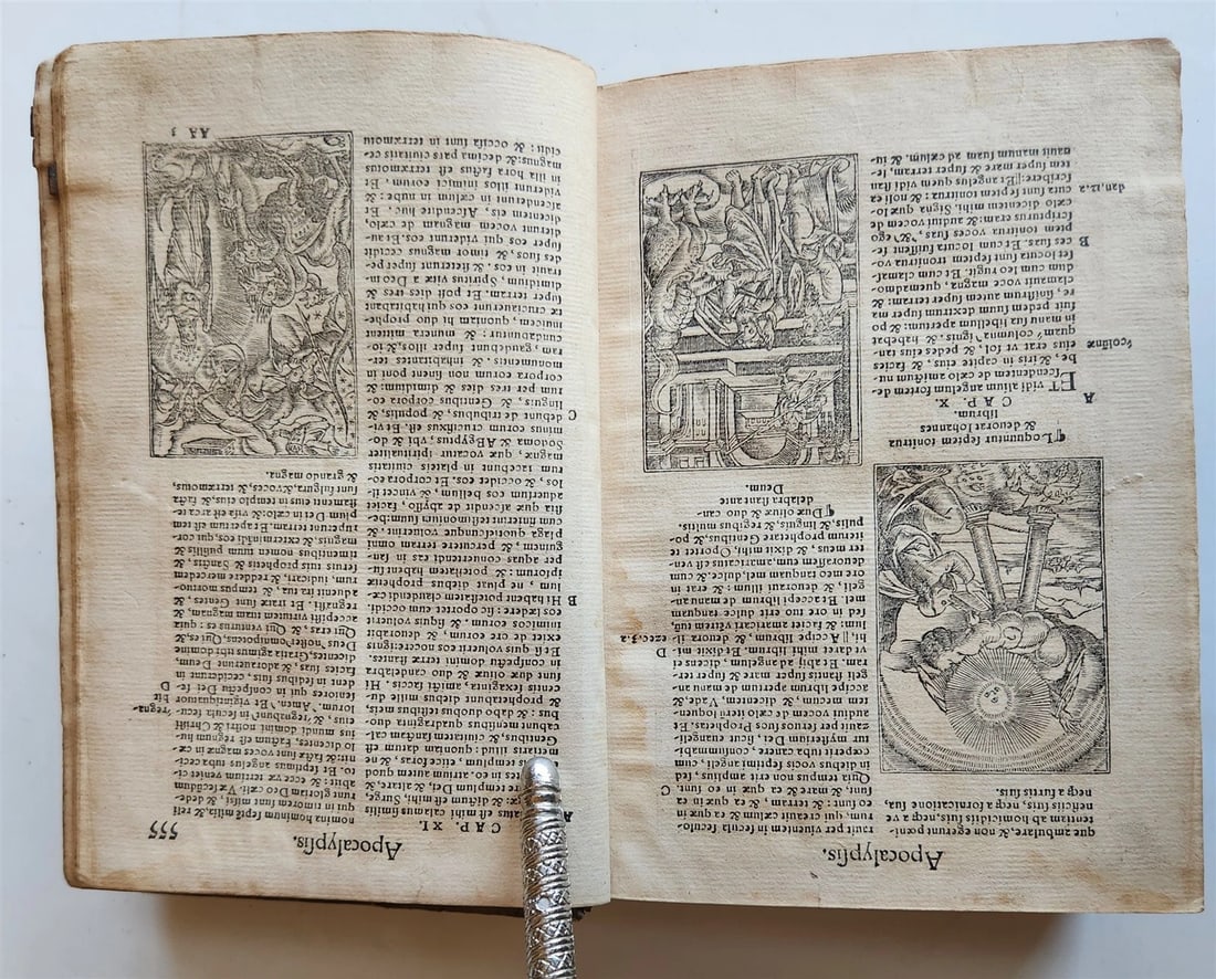 1542 BIBLE in LATIN antique rare BEAUTIFULLY ILLUSTRATED - 15