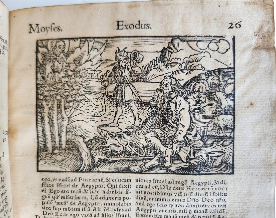1542 BIBLE in LATIN antique rare BEAUTIFULLY ILLUSTRATED - 6