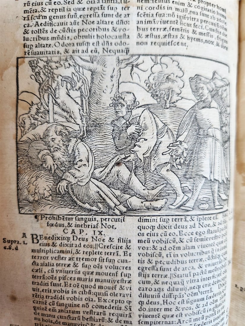 1542 BIBLE in LATIN antique rare BEAUTIFULLY ILLUSTRATED - 8