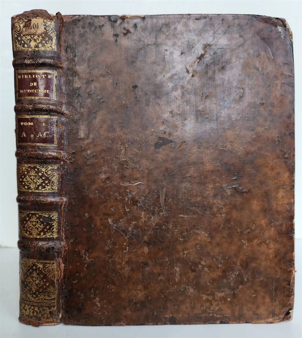 1748 MEDICAL TREATISE ILLUSTRATED ANATOMY by Francois PLANQUE antique V. 1 - 2