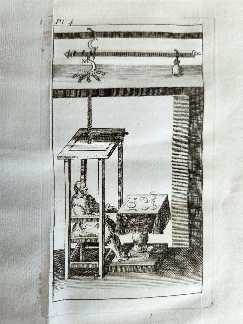 1748 MEDICAL TREATISE ILLUSTRATED ANATOMY by Francois PLANQUE antique V. 1 - 5