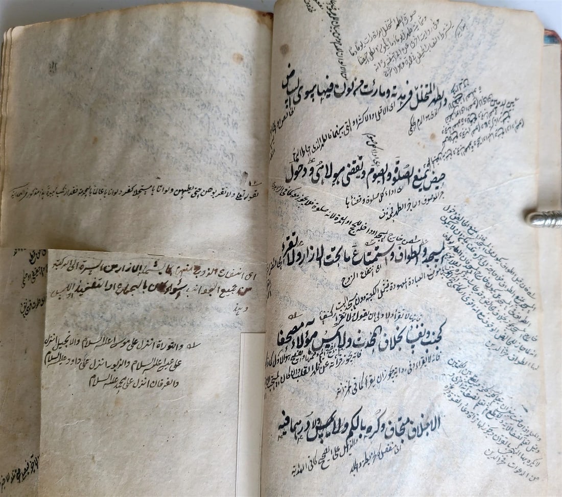 1838 ARABIC MANUSCRIPT ISLAMIC LAW BOOK antique Mukhtasar al-Wiqayah SADR - 8