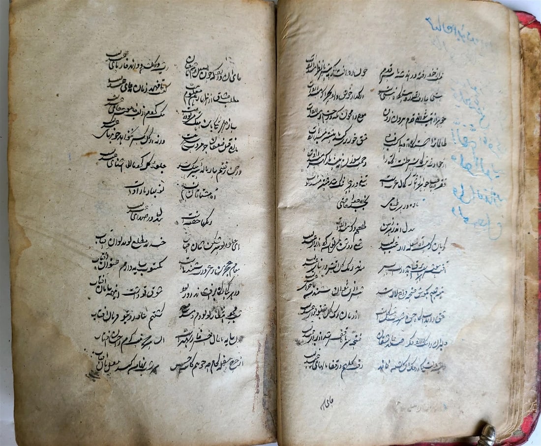 1859 ARABIC MANUSCRIPT antique ISLAMIC POETRY Mirza Abdul-Qadir Bedil IRFAN - 5