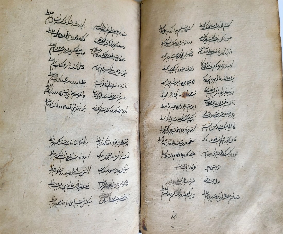 1859 ARABIC MANUSCRIPT antique ISLAMIC POETRY Mirza Abdul-Qadir Bedil IRFAN - 8