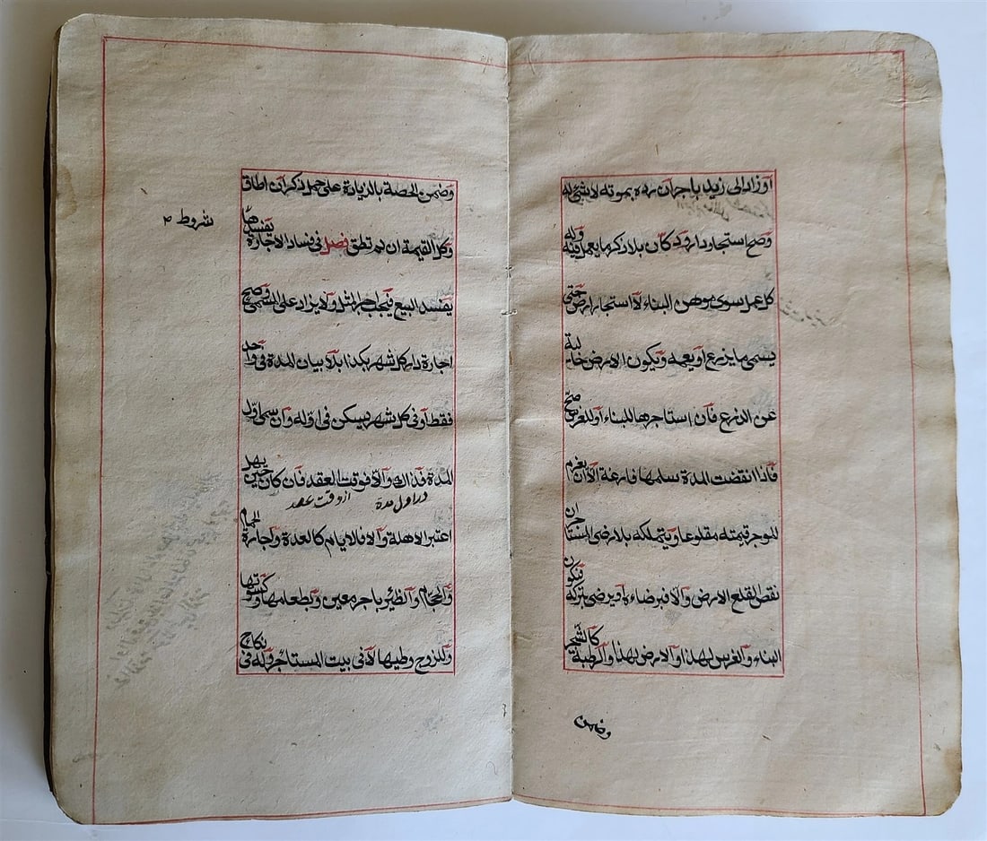 1784 ARABIC LAW MANUSCRIPT antique ISLAMIC MUKHTASAR AL WIQAYA - 10