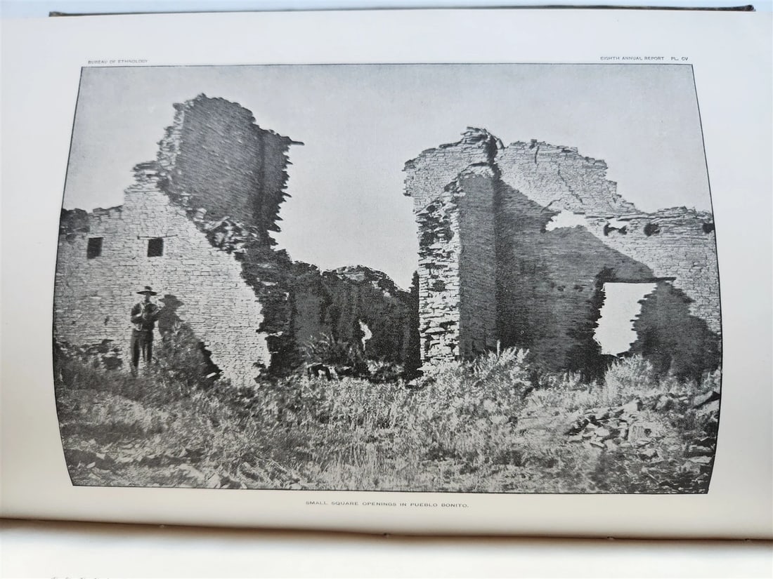 1886-1887 REPORT of AMERICAN BUREAU of ETHNOLOGY by J.POWELL antique ILLUSTRATED - 10