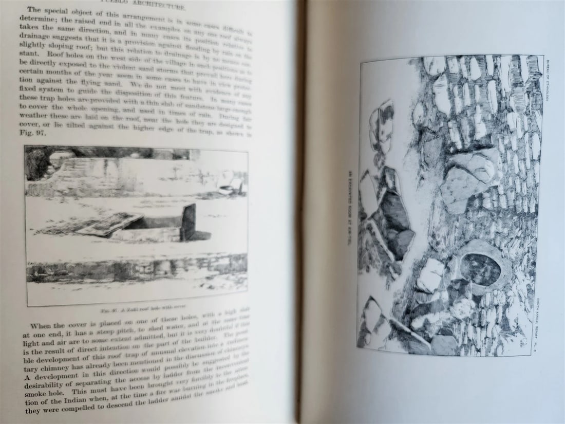 1886-1887 REPORT of AMERICAN BUREAU of ETHNOLOGY by J.POWELL antique ILLUSTRATED - 12