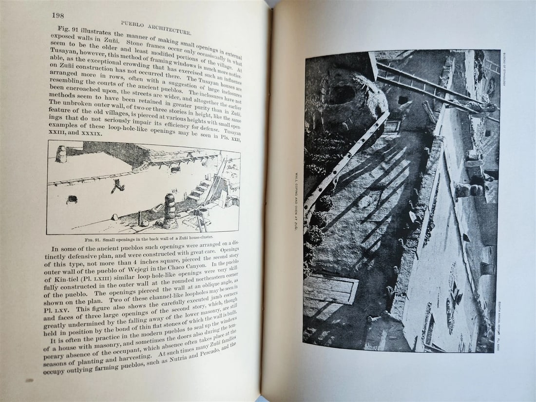 1886-1887 REPORT of AMERICAN BUREAU of ETHNOLOGY by J.POWELL antique ILLUSTRATED - 13