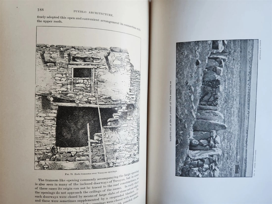 1886-1887 REPORT of AMERICAN BUREAU of ETHNOLOGY by J.POWELL antique ILLUSTRATED - 14