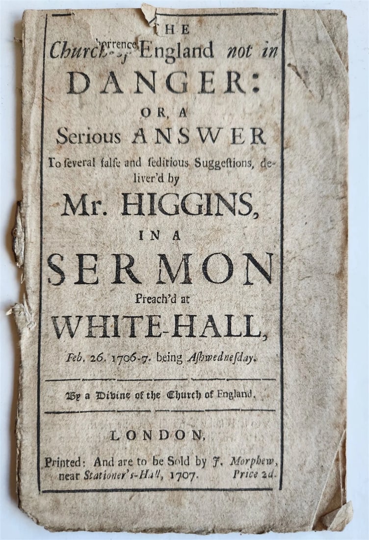 18th-19th century 13 THEOLOGICAL PAMPHLETS & SERMONS in ENGLISH antique - 2