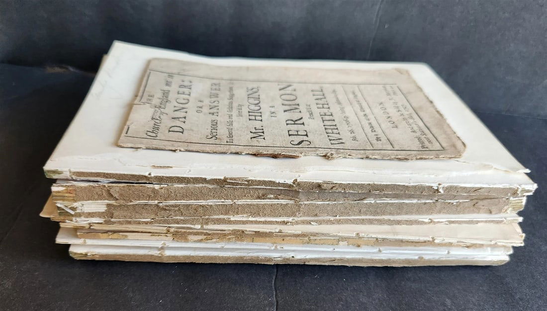 18th-19th century 13 THEOLOGICAL PAMPHLETS & SERMONS in ENGLISH antique - 6