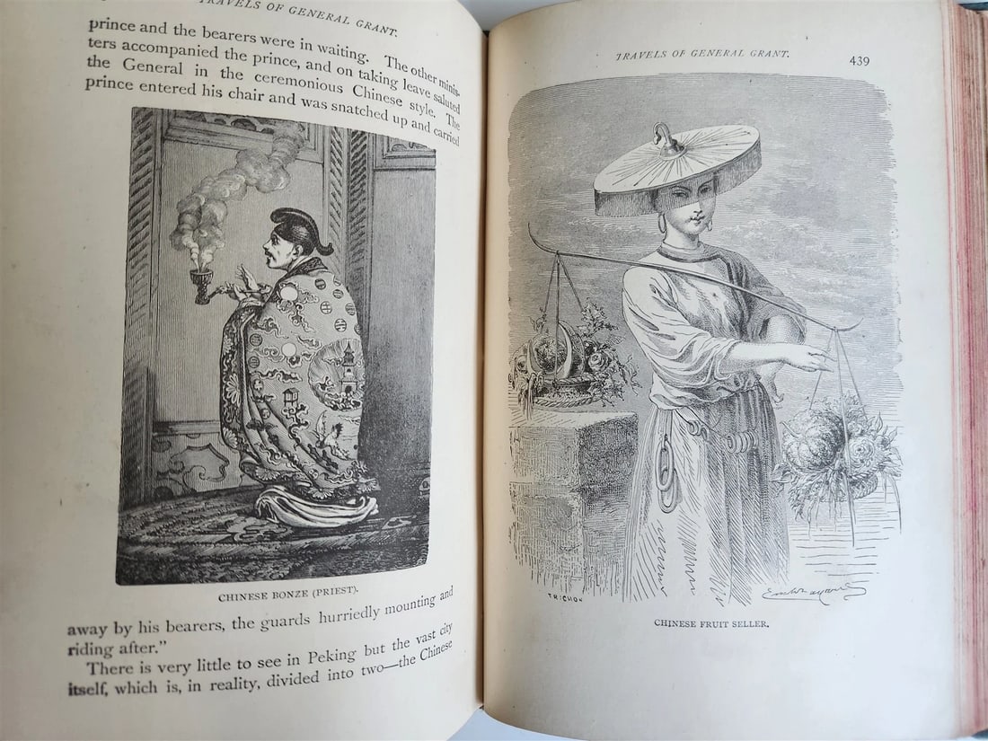 1881 TRAVELS OF GENERAL GRANT by HEADLEY antique ILLUSTRATED - 11