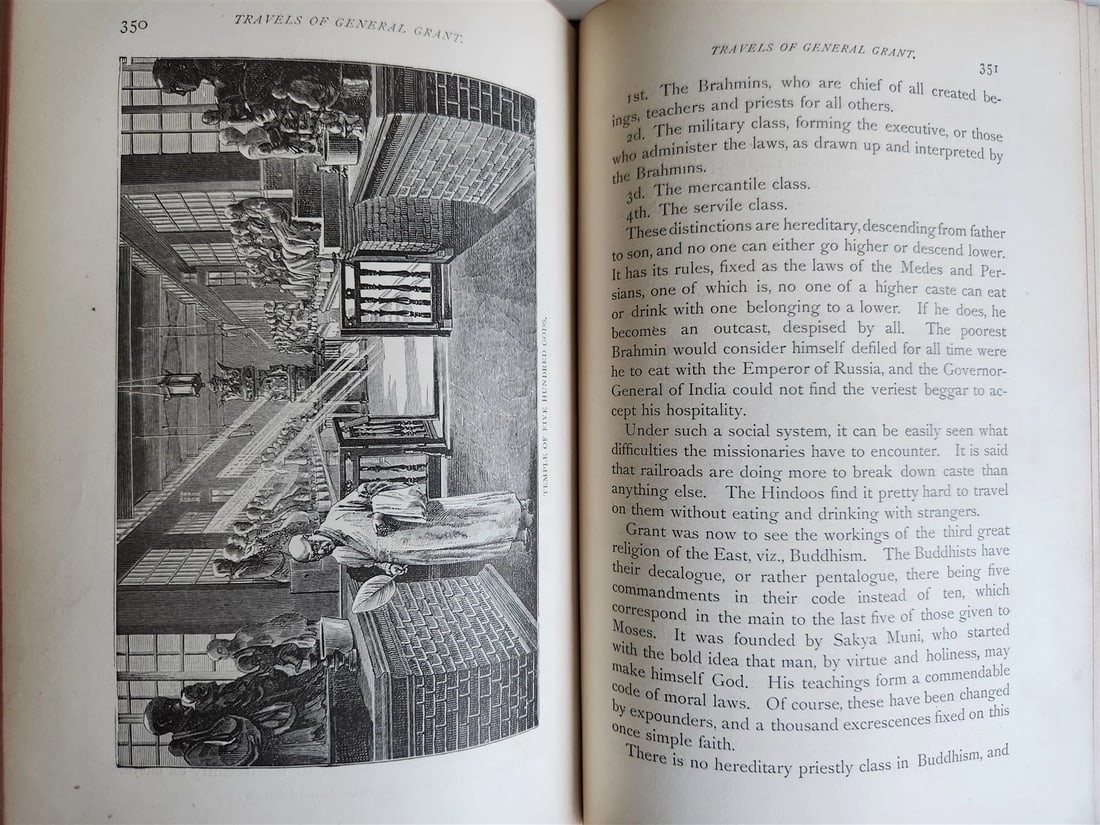 1881 TRAVELS OF GENERAL GRANT by HEADLEY antique ILLUSTRATED - 16