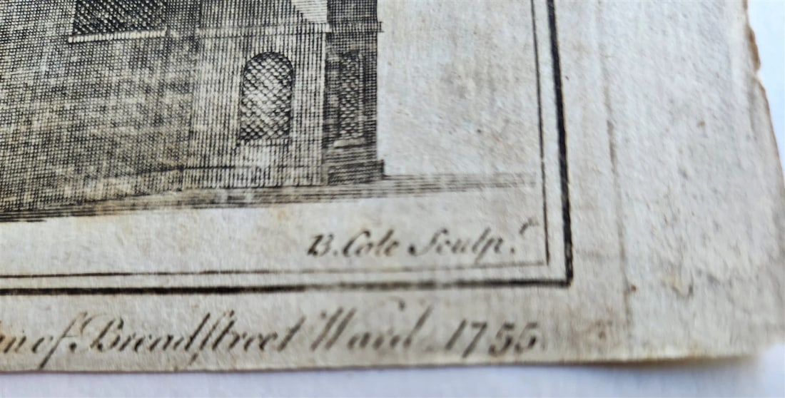 1772 NEW AND ACCURATE SURVEY OF THE PARISHES ANTIQUE engraving LONDON MAP - 5