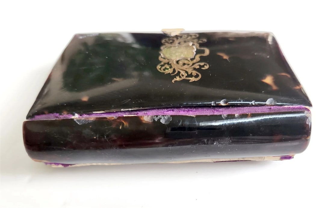 1865 TORTOISESHELL BINDING COMMON PRAYER BOOK & PSALMS in ENGLISH antique - 7