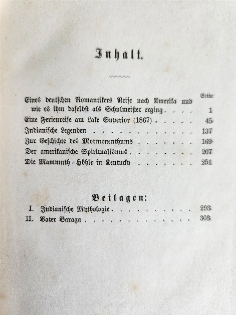 1876 AMERICAN SKETCHES in GERMAN by Karl Knortz AMERIKANISCHE SKIZZEN antique - 5