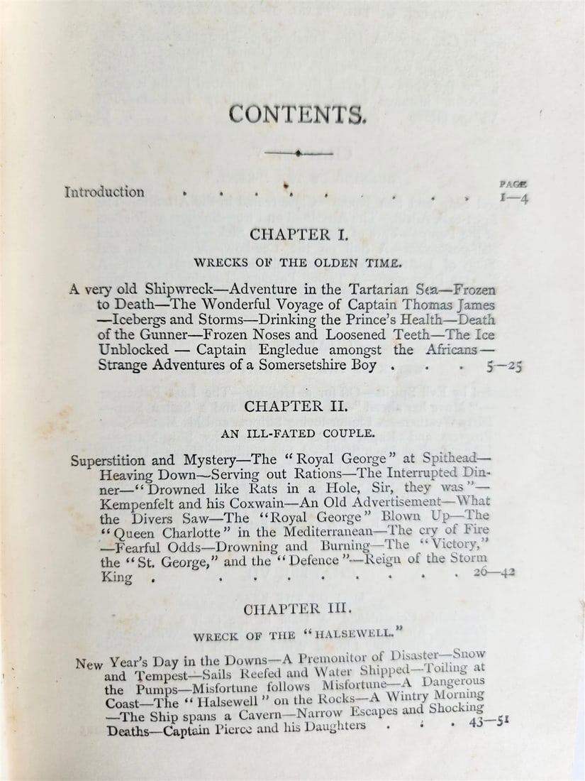 1910 NOTABLE SHIPWRECKS antique ILLUSTRATED - 4