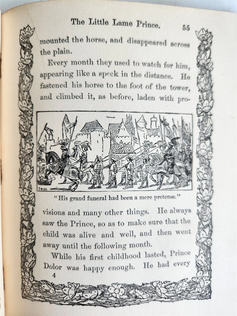 1915 LITTLE LAME PRINCE & his traveling cloak antique ILLUSTRATED CHILDRENS BOOK - 13