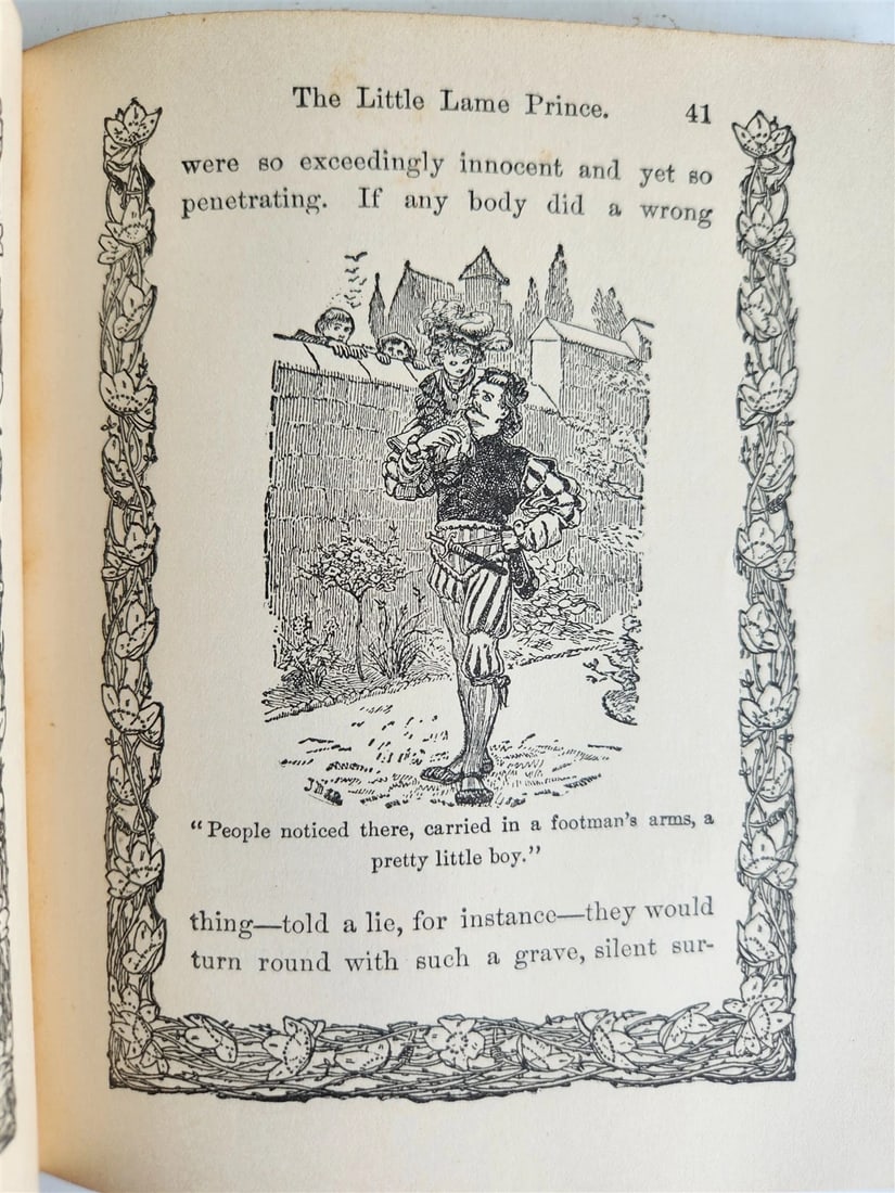 1915 LITTLE LAME PRINCE & his traveling cloak antique ILLUSTRATED CHILDRENS BOOK - 15