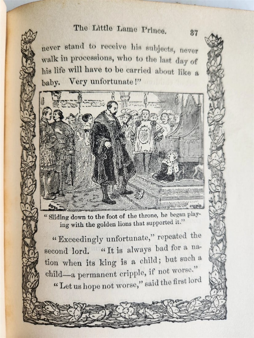 1915 LITTLE LAME PRINCE & his traveling cloak antique ILLUSTRATED CHILDRENS BOOK - 16