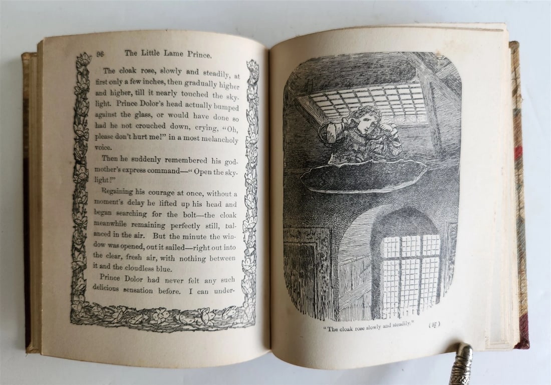 1915 LITTLE LAME PRINCE & his traveling cloak antique ILLUSTRATED CHILDRENS BOOK - 7