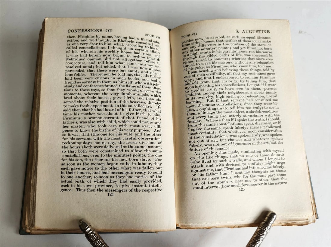 1909 THE CONFESSIONS of S. AUGUSTINE antique - 5