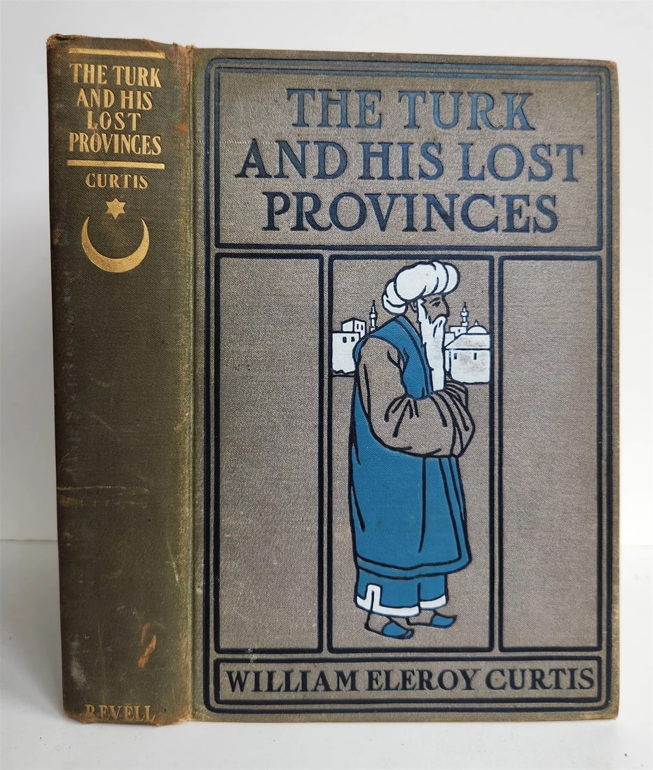 1903 TURK & HIS LOST PROVINCES Greece Bulgaria Servia Bosnia antique ILLUSTRATED - 2