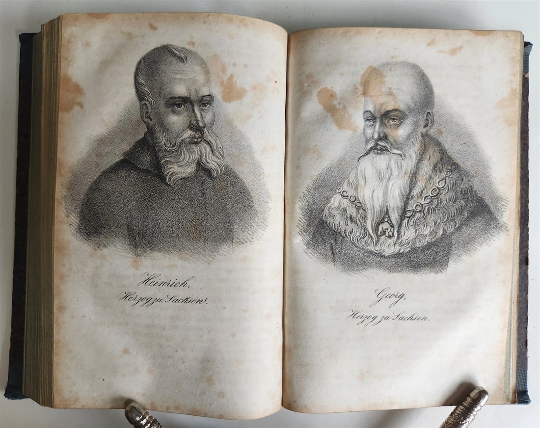 1838 GALLERY OF CHRISTIAN CHURCH REFORMERS in GERMAN antique 5 VOLS illustrated - 13