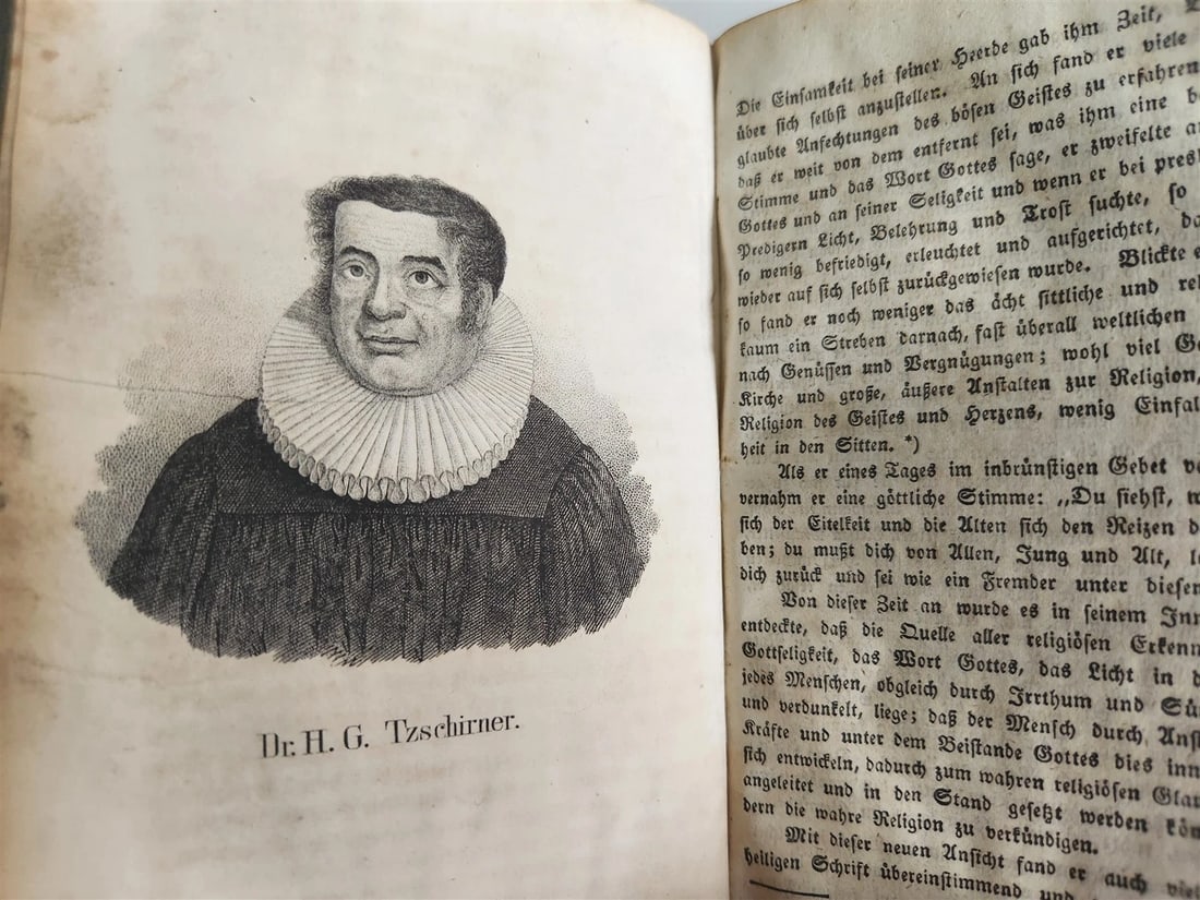 1838 GALLERY OF CHRISTIAN CHURCH REFORMERS in GERMAN antique 5 VOLS illustrated - 4