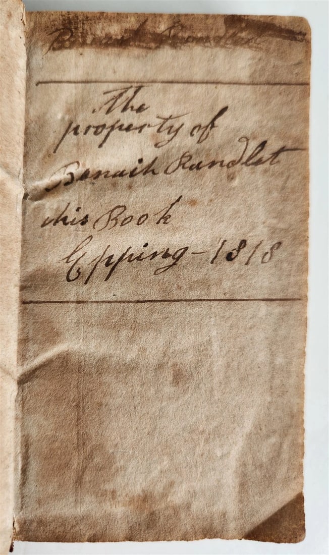 1814 FAITHFUL ACCOUNT of the LIFE of JOHN BUNYAN antique AMERICANA Exeter - 4